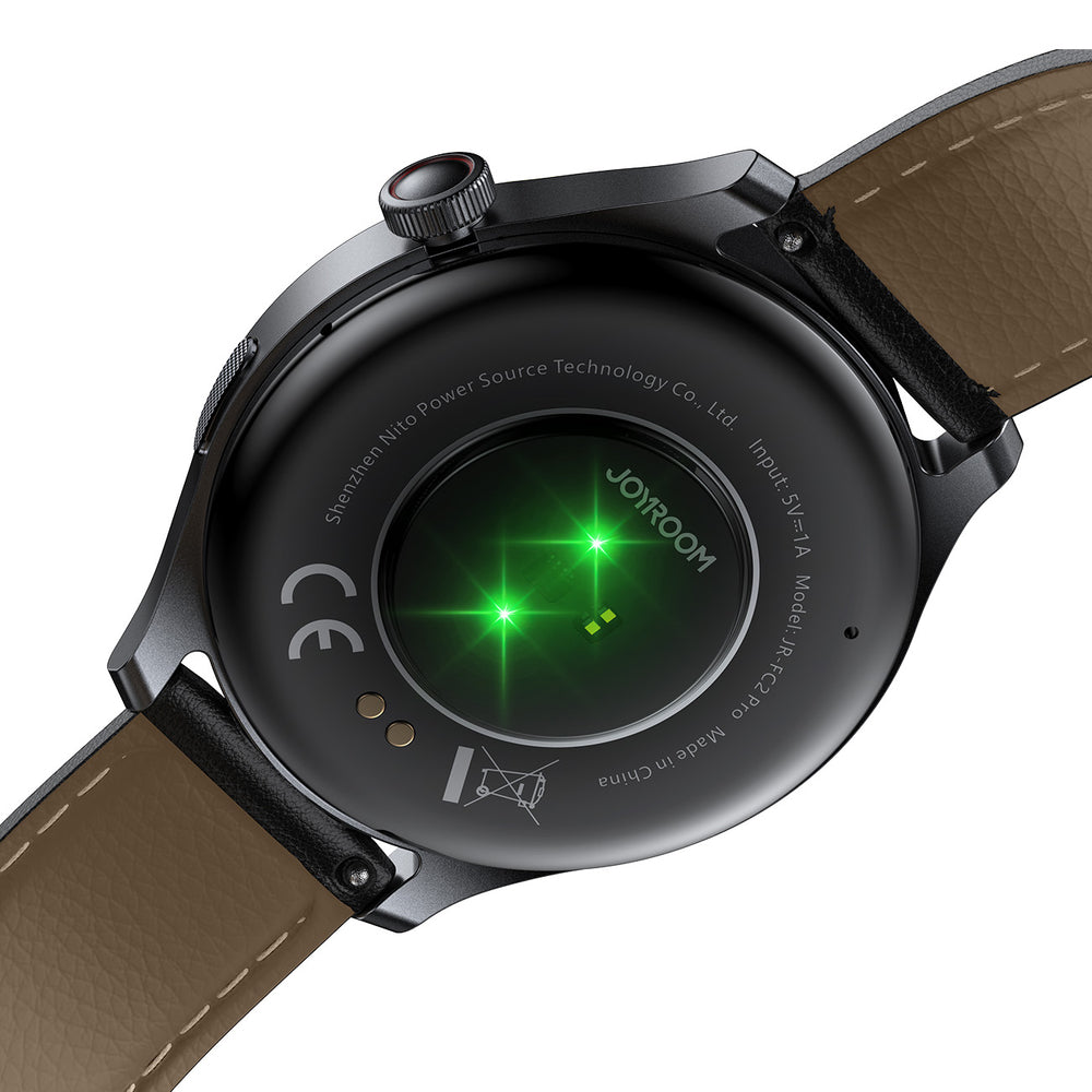 Joyroom Classic Series JR-FC2 Pro Smartwatch med funktionen til at besvare opkald - mørkgrå