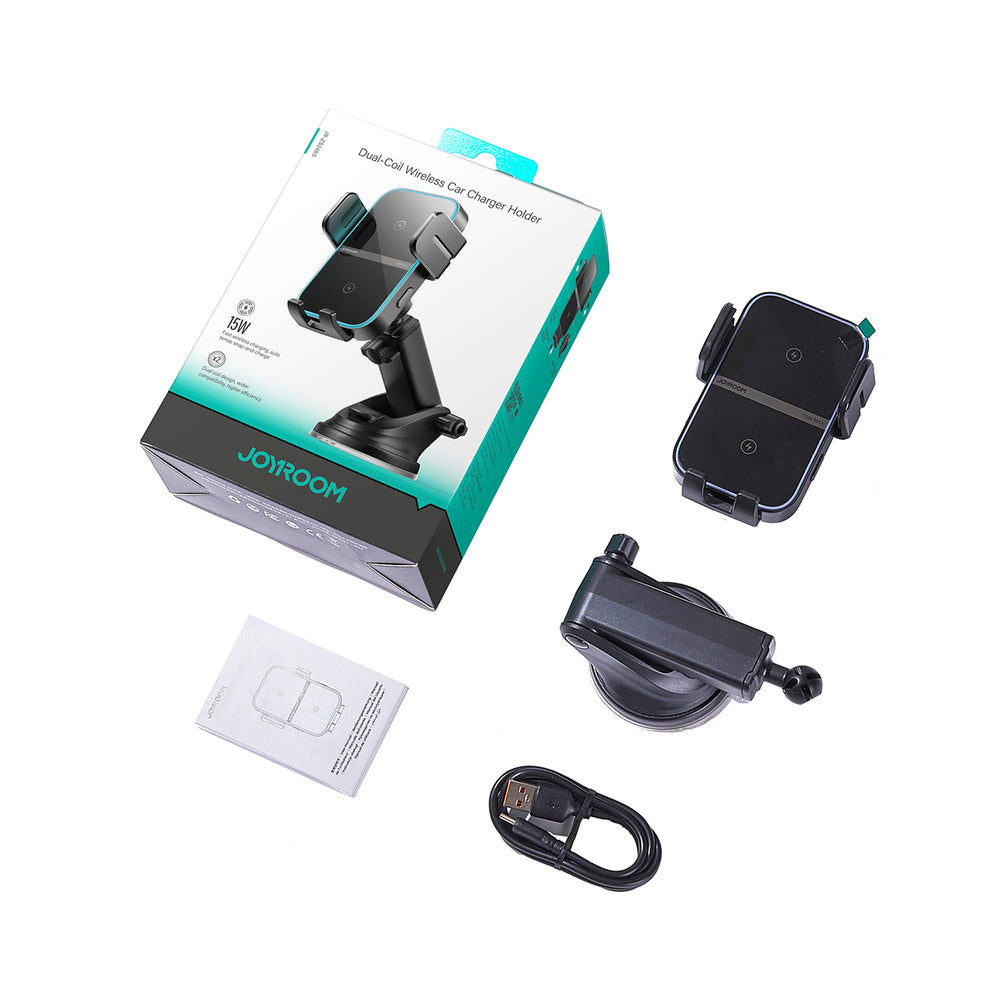 Joyroom JR-ZS246 S induktiv opladerholder til instrumentbrættet - sort