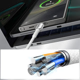 Joyroom S-A51 Cutting-Edge Series 3A USB-A - USB-C kabel 1,2 m - lysgrå