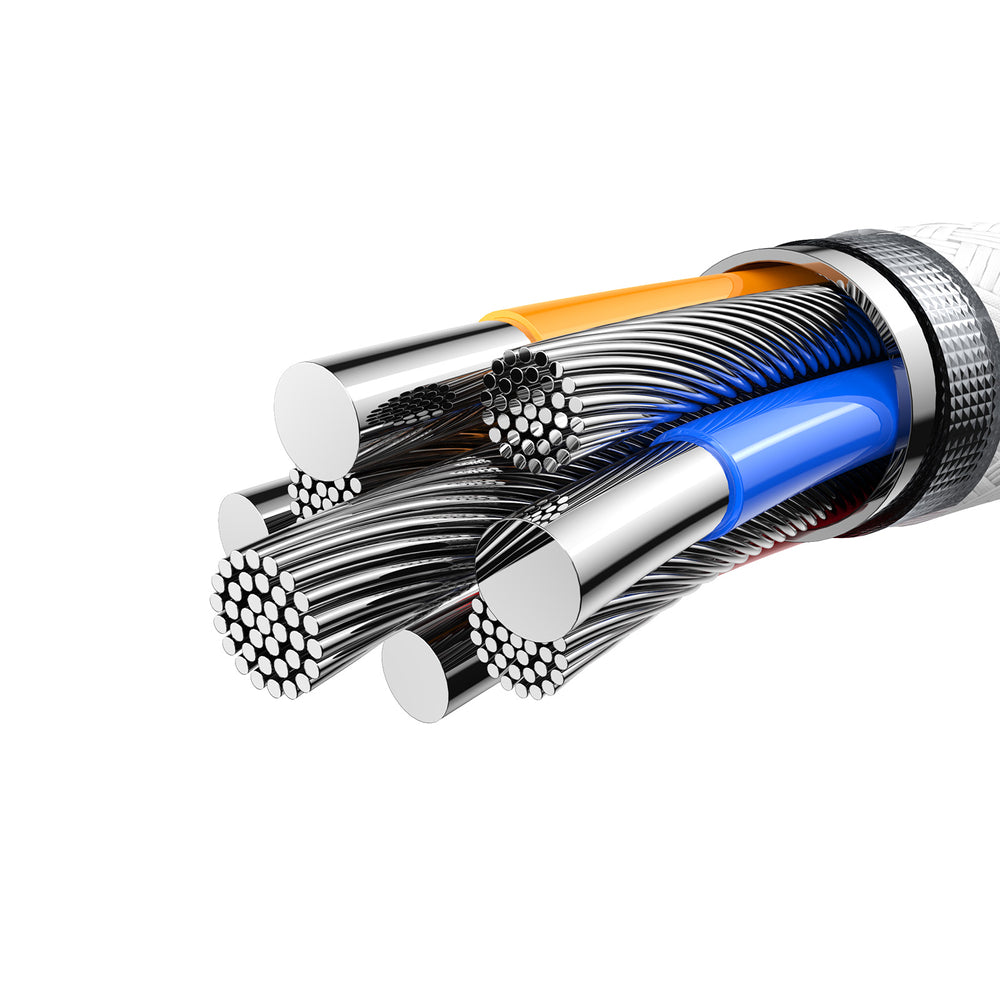 Joyroom S-A51 Cutting-Edge Series 30W USB-C - Lightning kabel 1,2 m - lysgrå