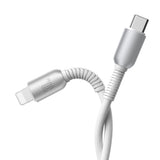 Joyroom S-A51 Cutting-Edge Series 30W USB-C - Lightning kabel 1,2 m - lysgrå