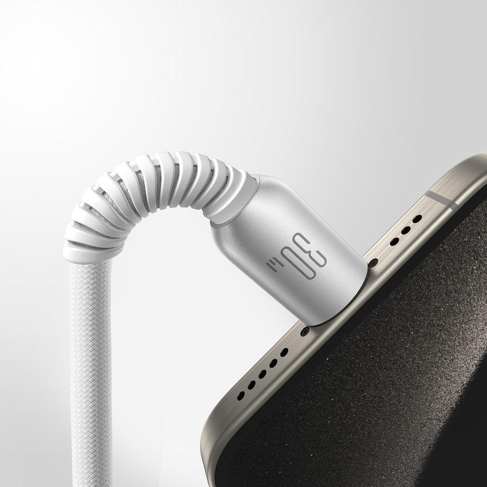 Joyroom S-A51 Cutting-Edge Series 30W USB-C - Lightning kabel 1,2 m - lysgrå