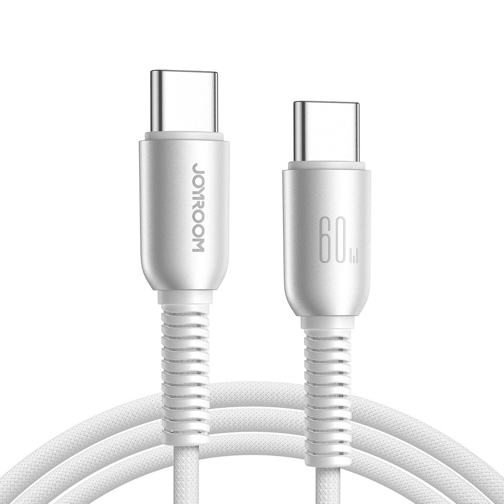 Joyroom S-A51 Cutting-Edge Series 60W USB-C - USB-C kabel 1,2 m - lysgrå