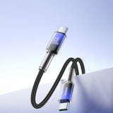 Joyroom S-A42 Crystal-Clear Series 60W USB-C - USB-C kabel 1,2 m - sort