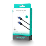 Joyroom S-A42 Crystal-Clear Series 30W USB-C - Lightning kabel 1,2 m - sort