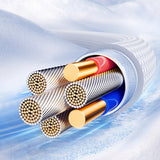 Joyroom S-A42 Crystal-Clear Series 30W USB-C - Lightning kabel 1,2 m - hvid