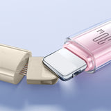 Joyroom S-A42 Crystal-Clear Series 30W USB-C - Lightning kabel 1,2 m - hvid