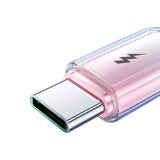 Joyroom S-A42 Crystal-Clear Series 3A USB-A - USB-C cable 1.2m - white