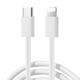 Joyroom S-A45 Ben serie 30W kabel (USB-C - Lightning) flettet 1m - hvid