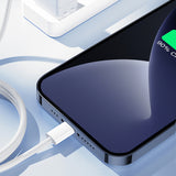 Joyroom S-A45 Ben serie 30W kabel (USB-C - Lightning) flettet 1m - hvid