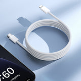 Joyroom S-A45 Ben serie 30W kabel (USB-C - Lightning) flettet 1m - hvid