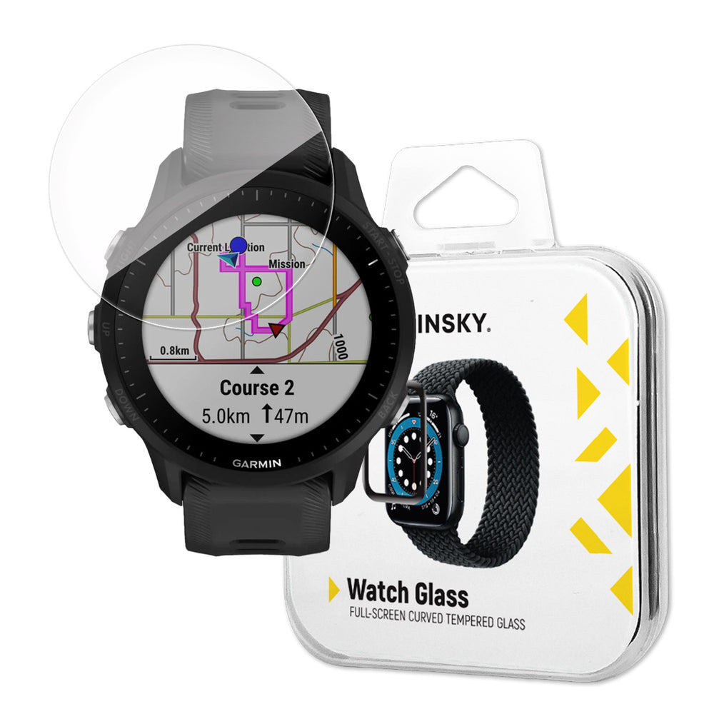 Wozinsky Full Glue temperet glas til Garmin Forerunner 965 (2 st.)
