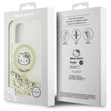 Hello Kitty Liquid Glitter Fever MagSafe iPhone 16 Case - Gold