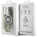 Hello Kitty Liquid Glitter Fever MagSafe iPhone 16 Case - Gold