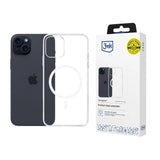 3mk Clear MagCase til Apple iPhone 15 - gennemsigtigt