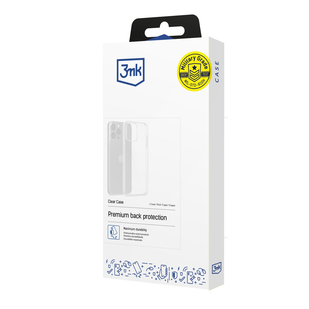 3mk Clear Case til Samsung Galaxy S25 - gennemsigtigt