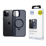 3mk Smoke Case Mag&Stand for Apple iPhone 12 pro max - sort