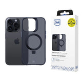 3mk Smoke Case Mag&Stand for Apple iPhone 15 pro max - sort