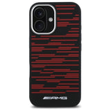AMG Silicone Graphics MagSafe case for iPhone 16 - black