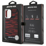 AMG Silicone Graphics MagSafe case for iPhone 16 - black
