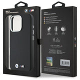 BMW M Smooth Full Wrapped Metal MagSafe Case til iPhone 16 Pro - sort