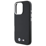 BMW M Smooth Full Wrapped Metal MagSafe Case til iPhone 16 Pro Max - sort