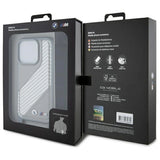 BMW M Edition Carbon Stripe & Strap iPhone 16 Pro Max Case - Grå