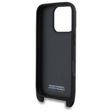 BMW M Edition Carbon Tricolor Lines & Strap Case til iPhone 16 Pro Max - sort