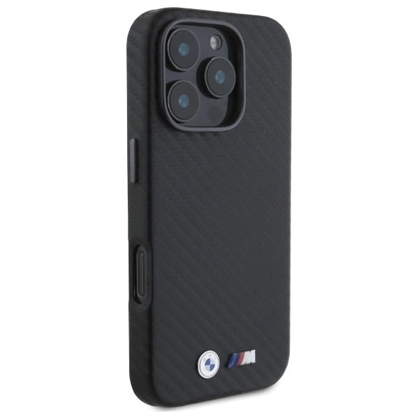 BMW Carbon Wrapped Metal iPhone 16 Pro Max Case - sort