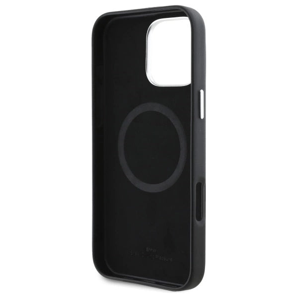 BMW Sign Full Wrapped Metal MagSafe iPhone 16 Pro Case - Black
