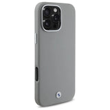 BMW Sign Full Wrapped Metal MagSafe Case for iPhone 16 Pro Max - Gray
