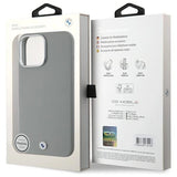 BMW Sign Full Wrapped Metal MagSafe Case for iPhone 16 Pro Max - Gray
