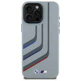 BMW Silicone Turning Lines MagSafe Case til iPhone 16 Pro Max - Grå
