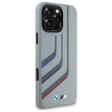 BMW Silicone Turning Lines MagSafe Case til iPhone 16 Pro Max - Grå