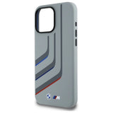 BMW Silicone Turning Lines MagSafe Case til iPhone 16 Pro Max - Grå