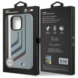 BMW Silicone Turning Lines MagSafe Case til iPhone 16 Pro Max - Grå