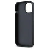DKNY Quilted Stack Logo iPhone 14 Case - Black