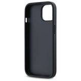 DKNY Quilted Stack Logo iPhone 15 Case - Black