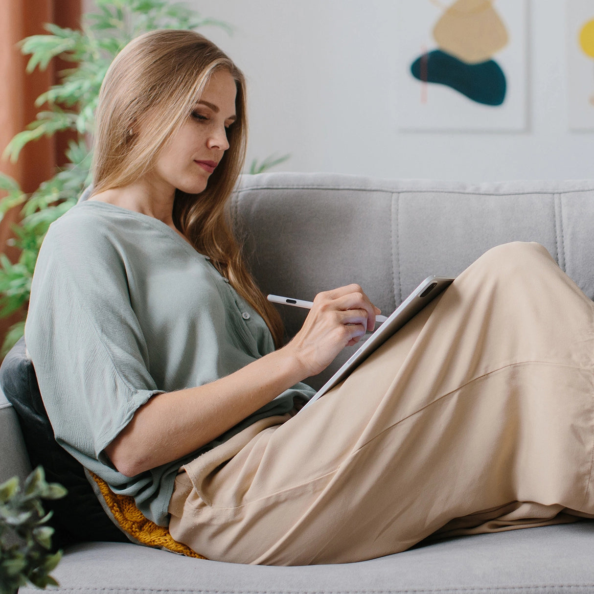 Wozinsky Stylus Universal Active Stylus (Android og iOS) - hvid