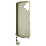 Guess 4G Charms Collection case til iPhone 16 - brun