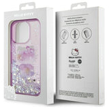 Hello Kitty Liquid Glitter 50TH Anniversary Party iPhone 16 Pro Case - Purple