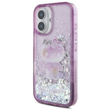 Hello Kitty Liquid Glitter 50TH Anniversary Party iPhone 16 Case - Purple
