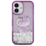 Hello Kitty Liquid Glitter 50TH Anniversary Party iPhone 16 Case - Purple