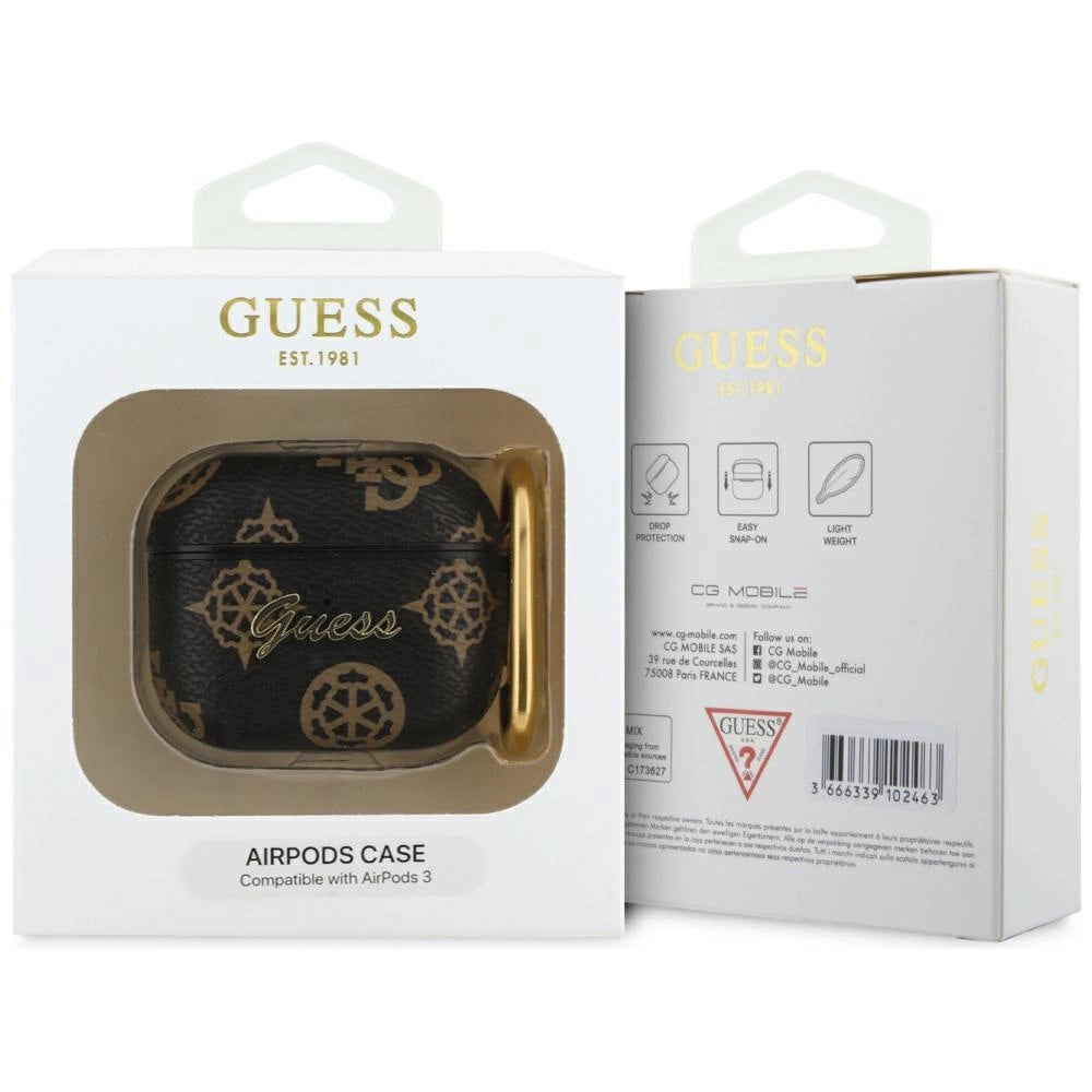 Guess GUA3PG4GPK AirPods 3 cover sort/sort 4G Hook