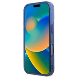 Guess GUHMP16XH4PYEEB iPhone 16 Pro Max 6.9" blå/blå IML Peony på 4G Baggrund MagSafe