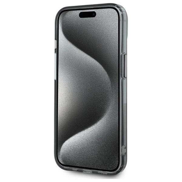 Karl Lagerfeld KLHMP15SHLSKIK iPhone 15 6.1" black/black hardcase IML Metal Karl Head MagSafe