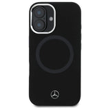 Mercedes MEHMP16S23SUTTK iPhone 16 6.1" sort/sort hardcase Silikon Tonal Logo MagSafe