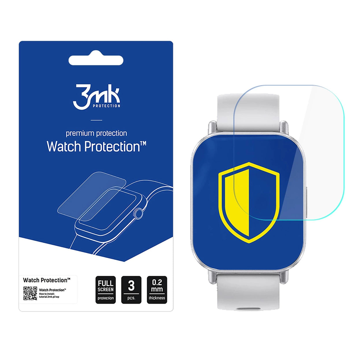 3mk Watch Protection FlexibleGlass hybridglas på Xiaomi Redmi Watch 5 Active