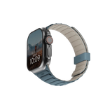 UAG Pathfinder Silicone Double-Sided Magnetic Strap til Apple Watch 42 / 44 / 45 / 46 / 49mm - Gray-Blue