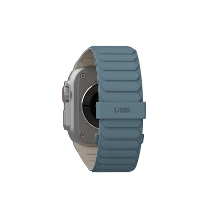 UAG Pathfinder Silicone Double-Sided Magnetic Strap til Apple Watch 42 / 44 / 45 / 46 / 49mm - Gray-Blue